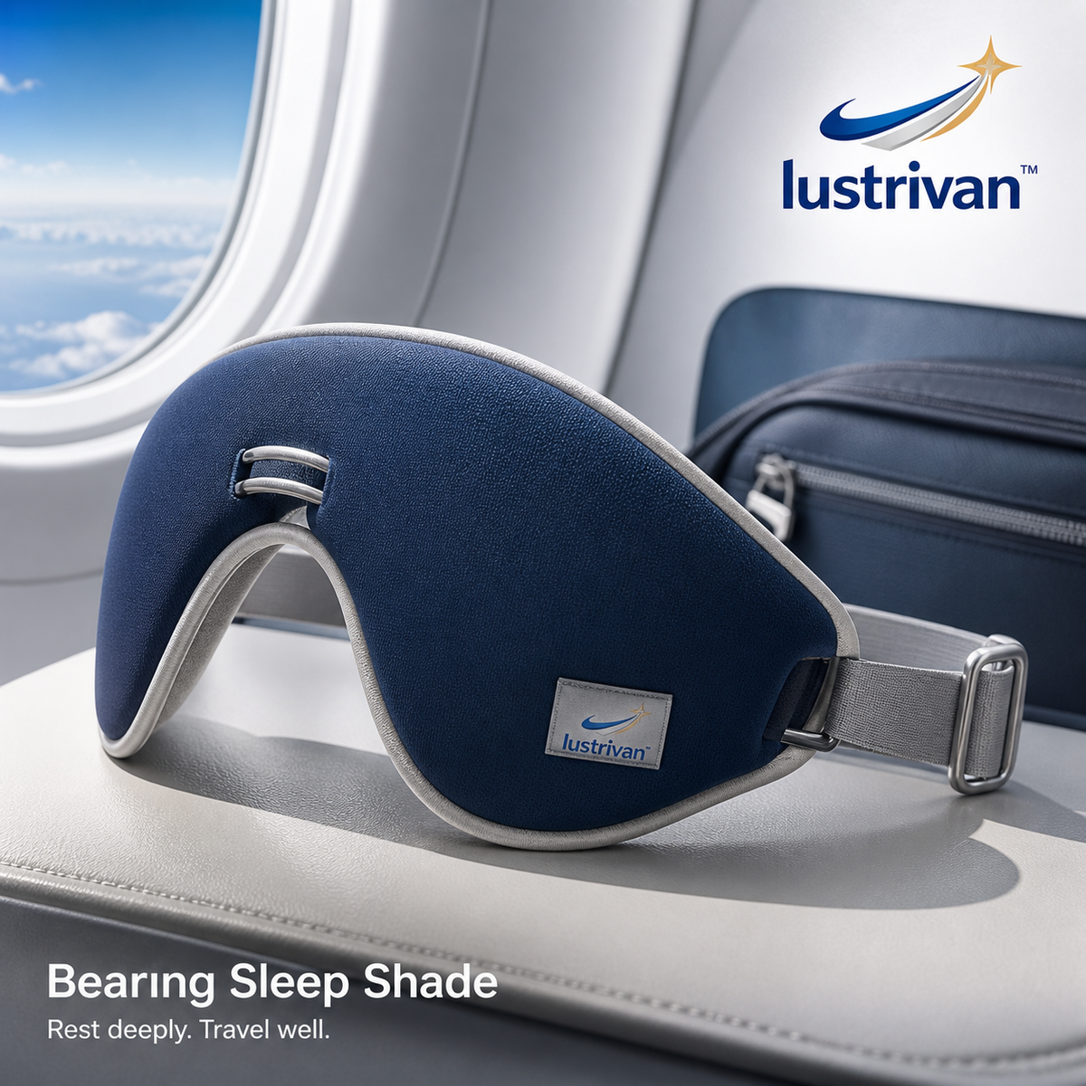Lustrivan™ Bearing Sleep Shade — Wraparound Rest Mask